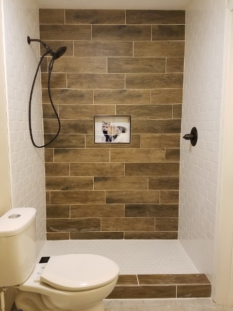 Custom Tiles in Shower